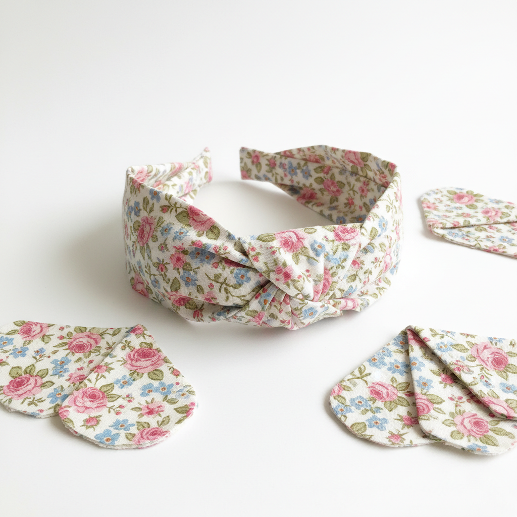 handmade twisted fabric headband