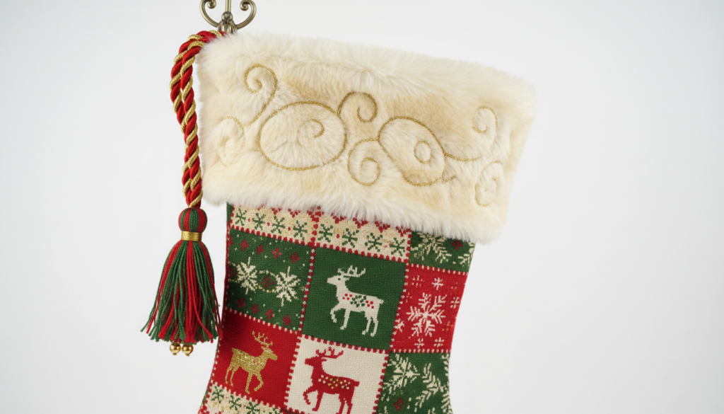 holiday stocking beginner sewing pattern