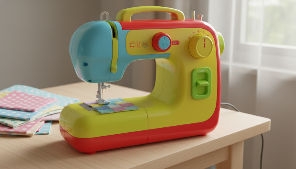 kid-friendly sewing machine with simple controls