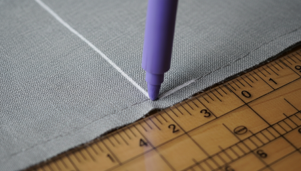 measuring and marking corner for boxed bottom