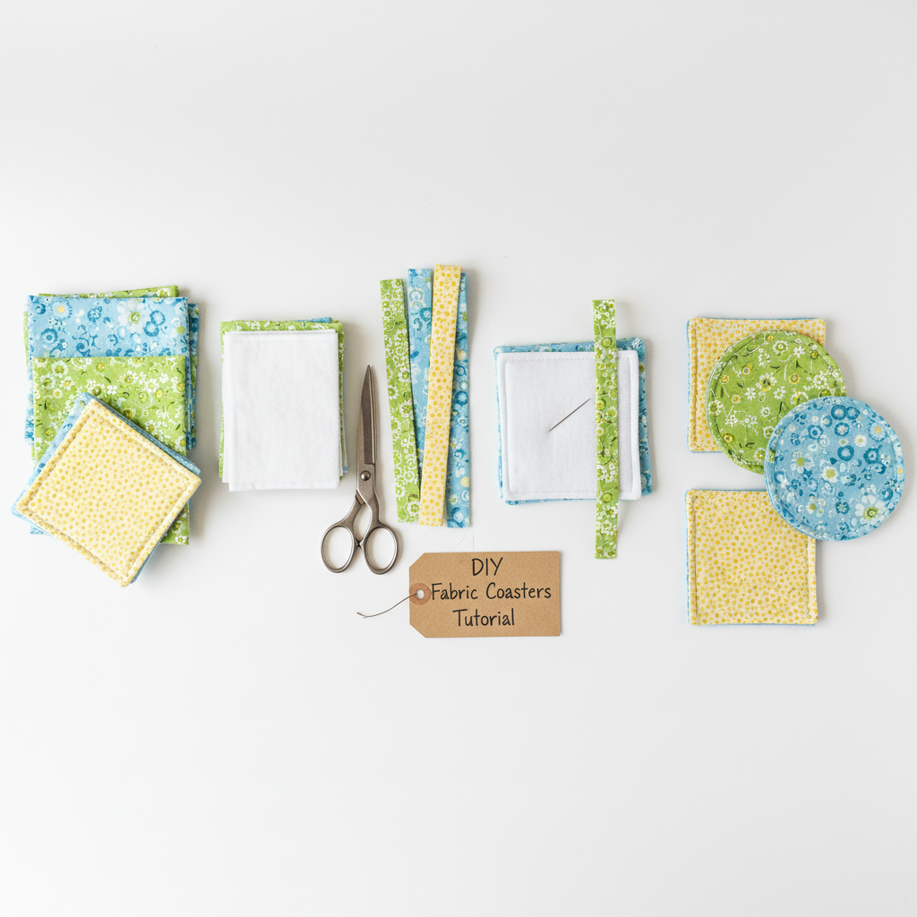 modern fabric coaster sewing pattern tutorial modern fabric coaster sewing pattern tutorial