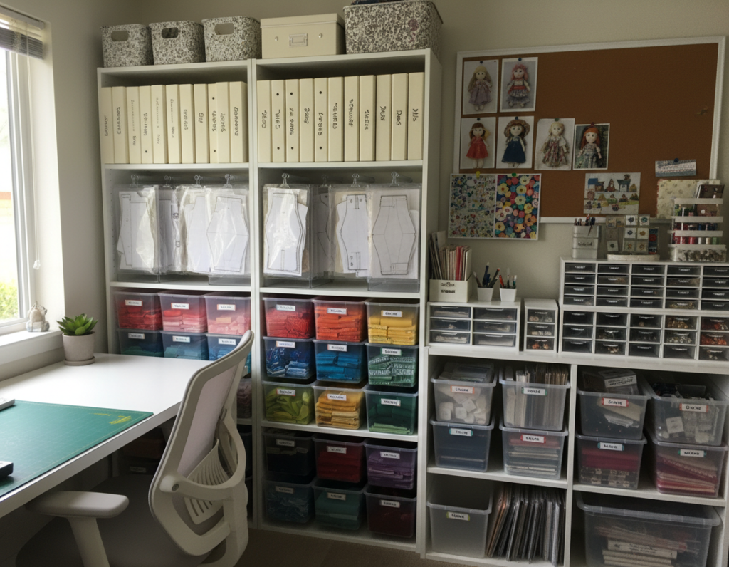 organized sewing pattern storage system organized sewing pattern storage system