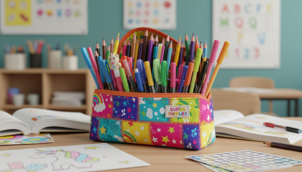 pencil case beginner sewing project for kids