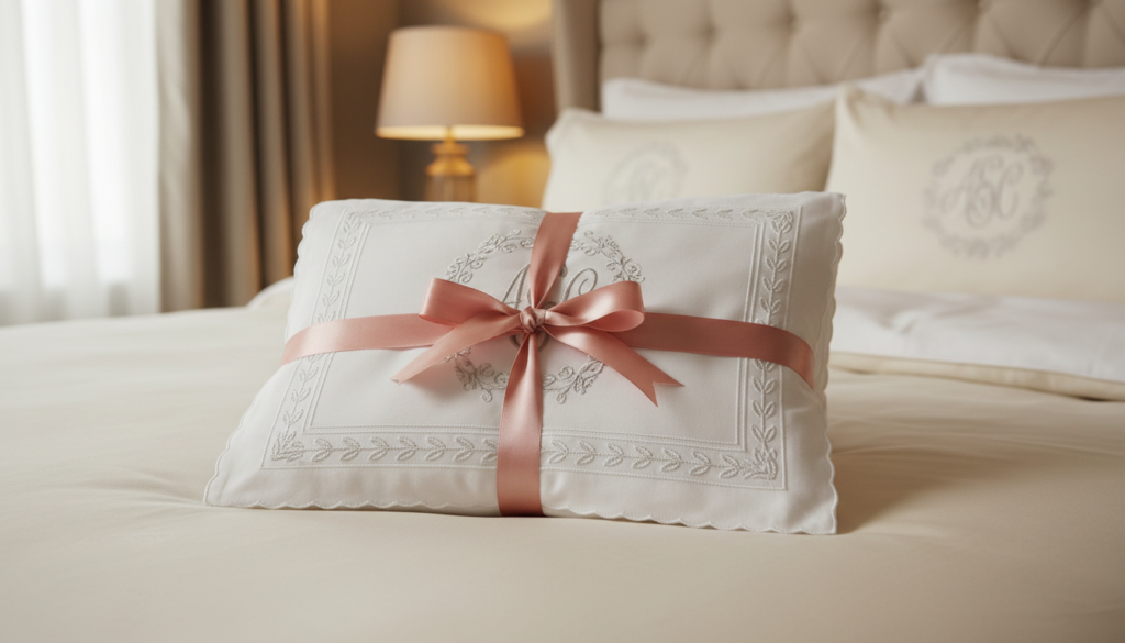 personalized embroidered pillowcases for gift giving
