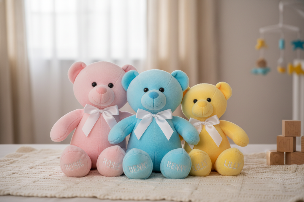 personalized stuffed animals with embroidered names