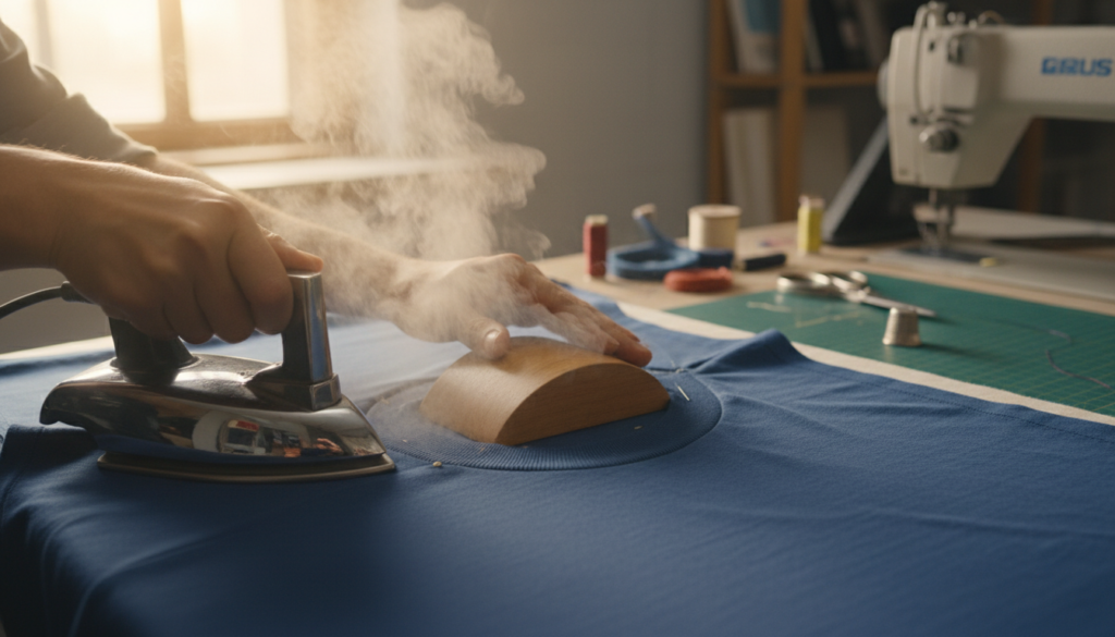 professional t-shirt neckline finishing techniques