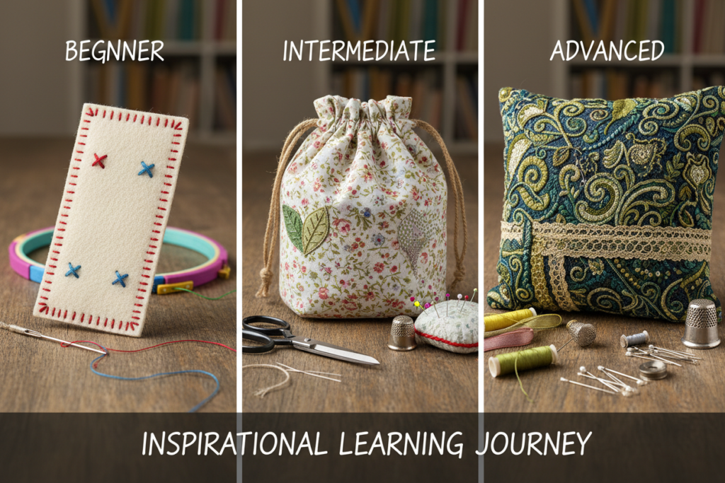 progression of hand sewing skills from simple to advanced projects progression of hand sewing skills from simple to advanced projects