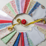 sewing easy diy top women tutorials showing colorful fabric pieces