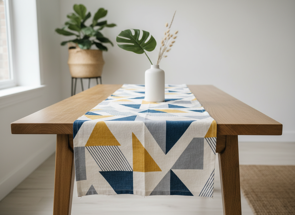 simple table runner beginner sewing project