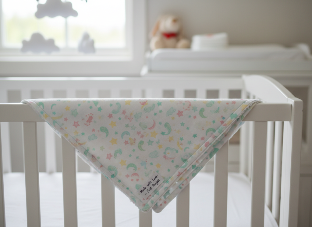 soft baby receiving blanket handmade flannel