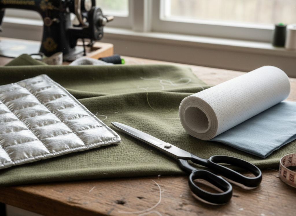 specialty fabrics including canvas and interfacing for projects
