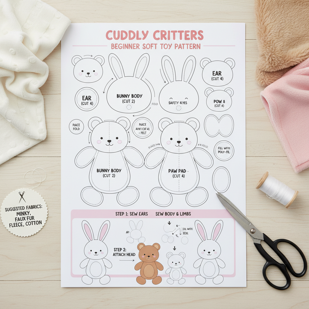 stuffed animal doll pattern pieces stuffed animal doll pattern pieces