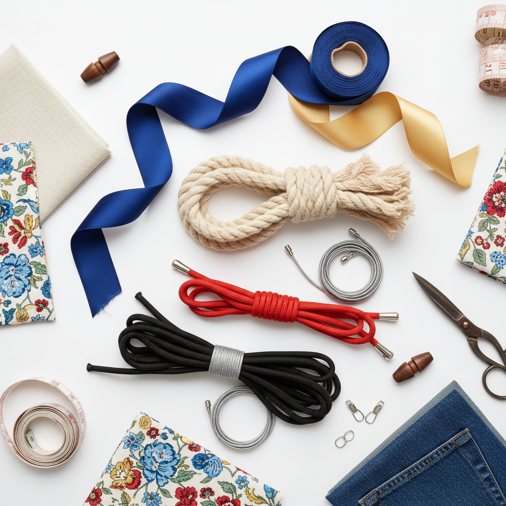 various drawstring cord options for bag making