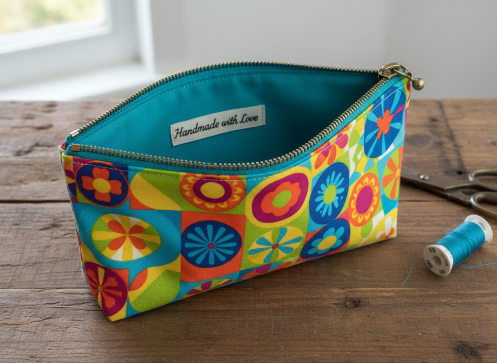 zipper pouch simple sewing project