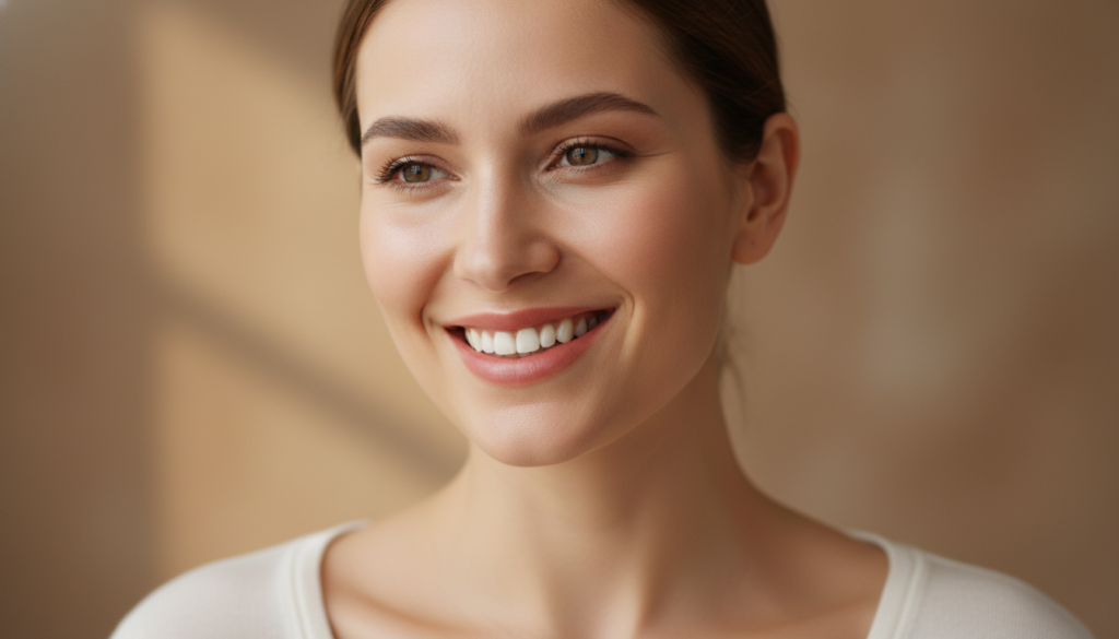 Confident person with clear skin showing results of how to get clear skin fast methods