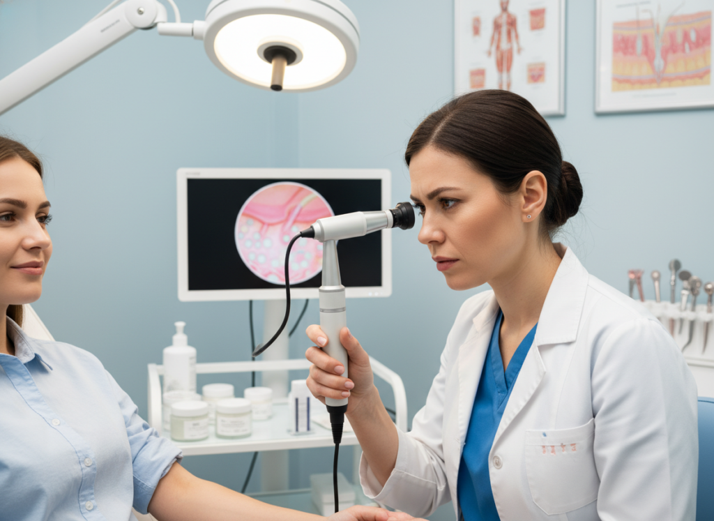 Dermatologist consultation for advanced treatment of how to get clear skin fast