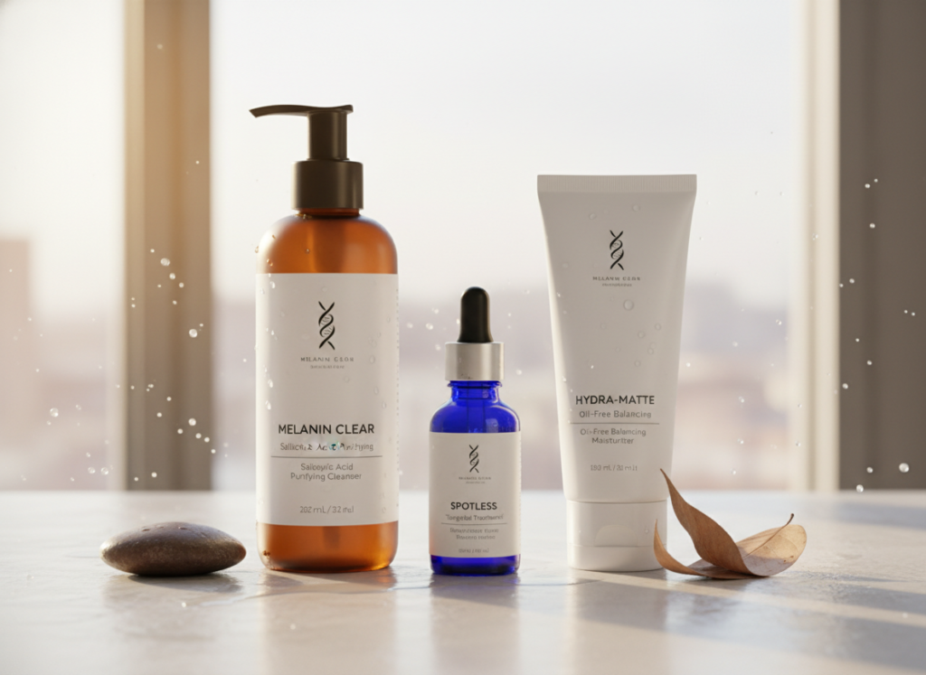 acne treatment products for dark skin tones