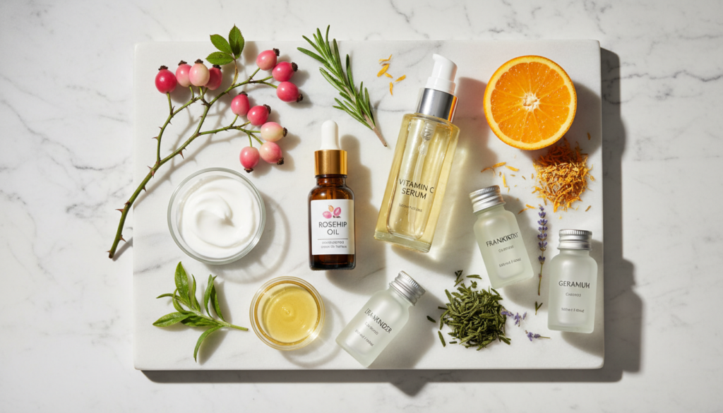 anti-aging diy skin care routine ingredients and treatments