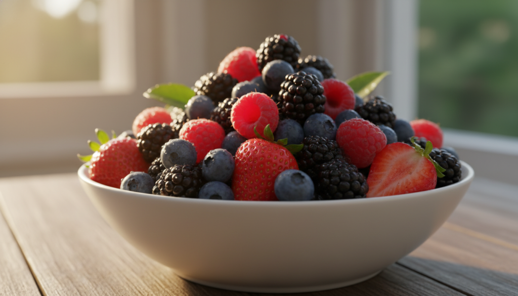 antioxidant rich berries and fruits for skin