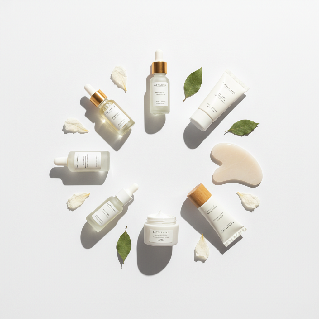 clean minimalist skincare products for clear skin routine