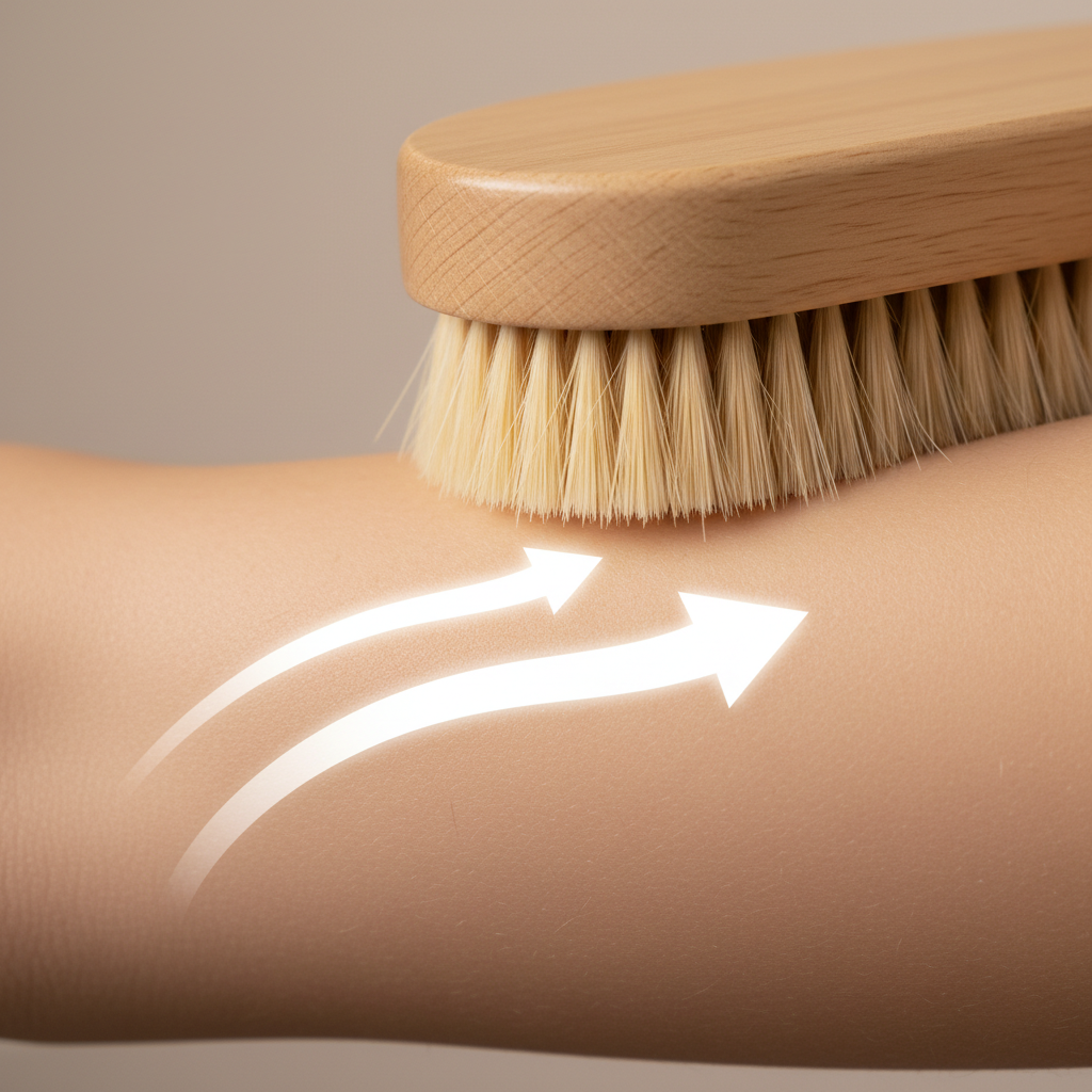 dry brushing technique demonstration