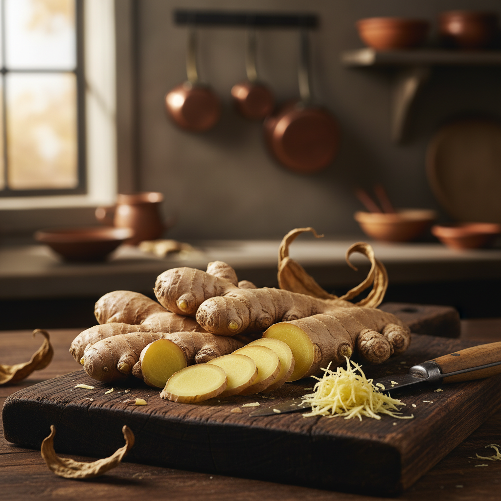 fresh ginger root for anti-inflammatory juice