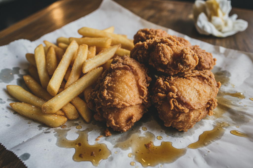 fried foods that harm skin health