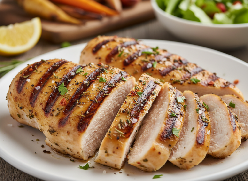 grilled chicken for skin protein