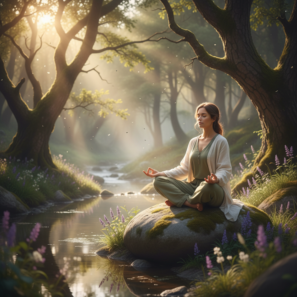 meditation for stress and skin health