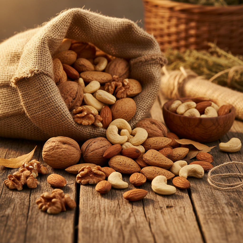mixed nuts for skin health