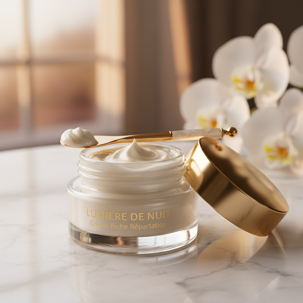 night moisturizer cream jar
