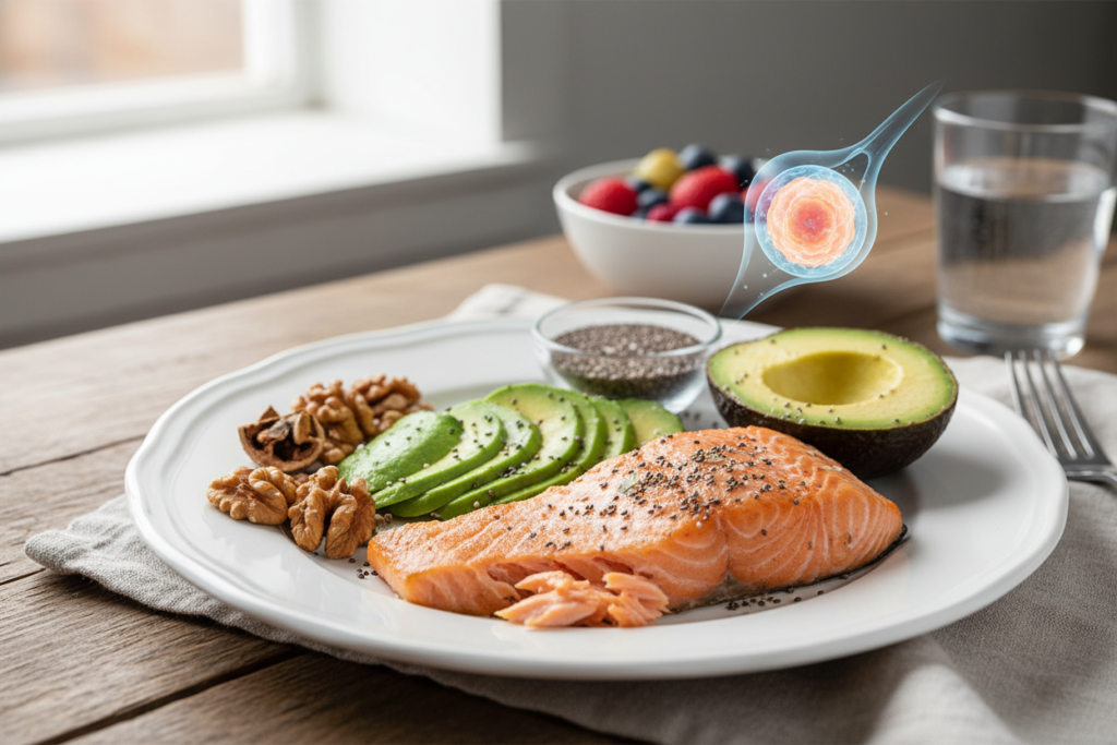 omega-3 rich foods for healthy skin barrier