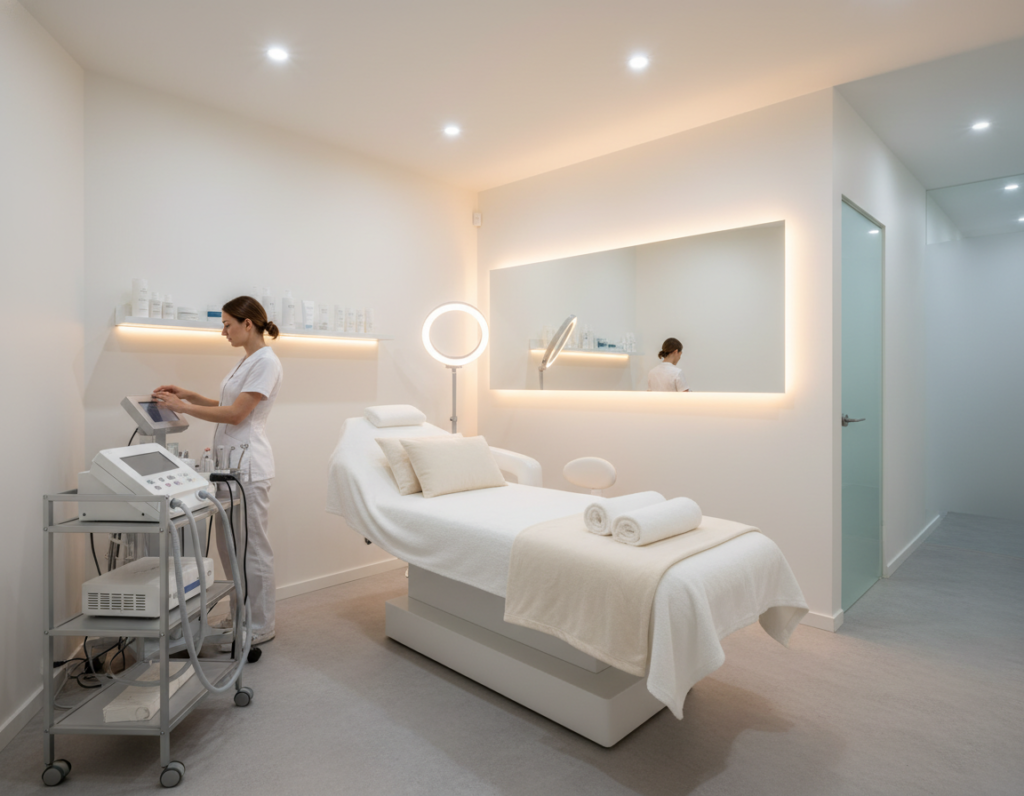 professional aesthetic treatments for clear glowing skin