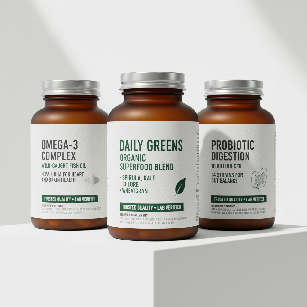 quality supplement bottles for skin