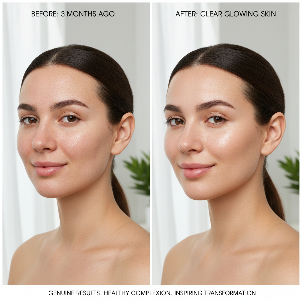 three month skin transformation