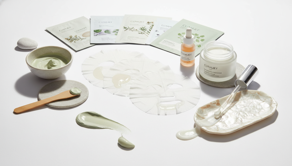 various face masks sheet clay overnight
