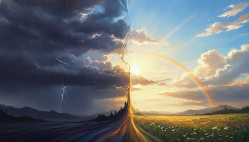 Concept of replacing negative thoughts with positive ones Concept of replacing negative thoughts with positive ones