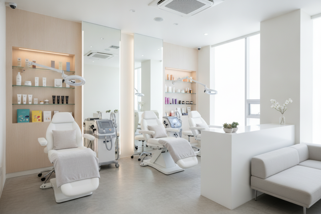 Korean beauty clinic professional treatments and procedures
