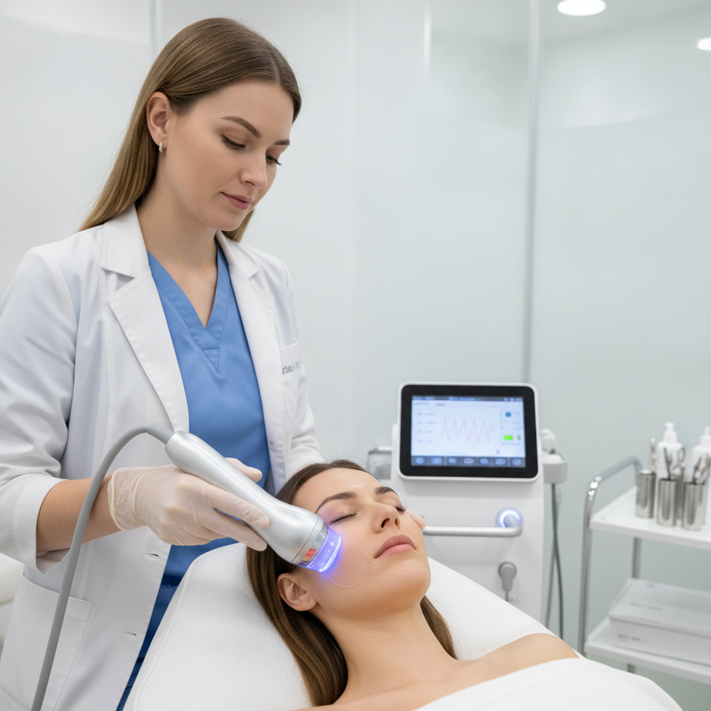Korean non-invasive facial contouring treatment process