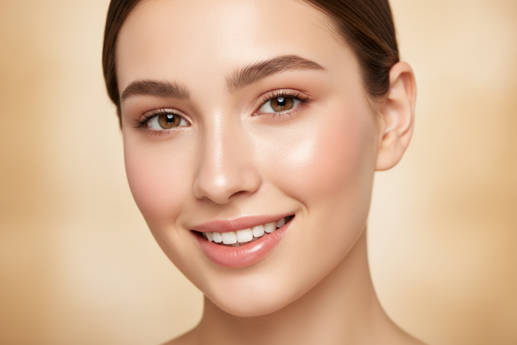 Successful tretinoin transformation showing confident person with clear glowing skin