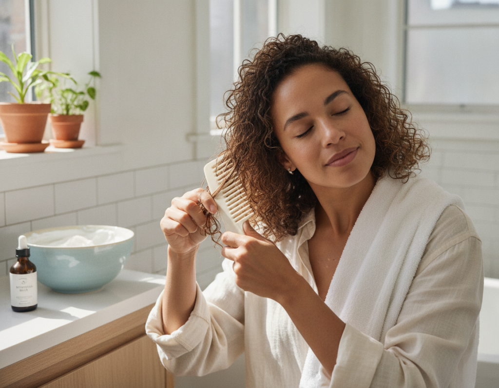 A complete natural routine for healthier hair growth