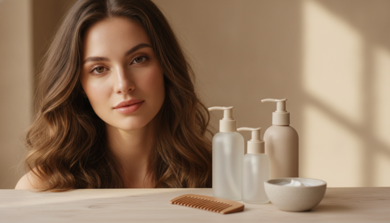 Best Products for Wavy Hair shown beside natural loose waves