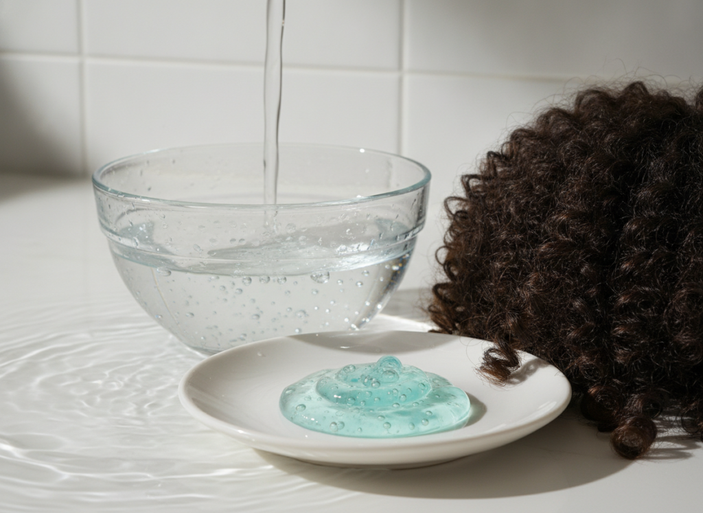 Buildup cleansing product for low porosity hair
