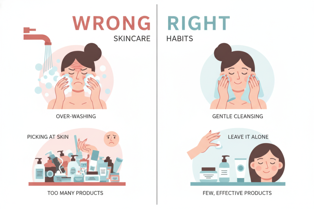 Common skincare mistakes to avoid for achieving clear skin naturally