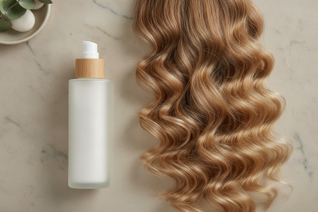 Curl defining product beside defined waves
