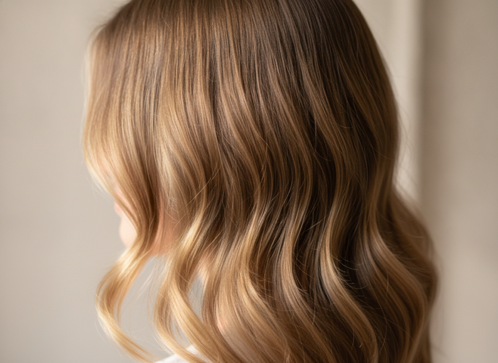 Defined waves styled with flaxseed hair gel Defined waves styled with flaxseed hair gel