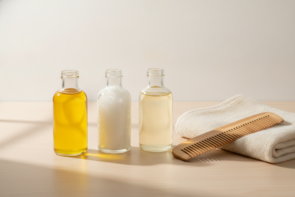 Different carrier oils compared for scalp health and hair care Different carrier oils compared for scalp health and hair care