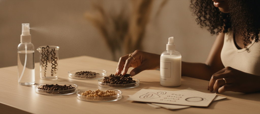 Editorial hair care consultation for choosing suitable products