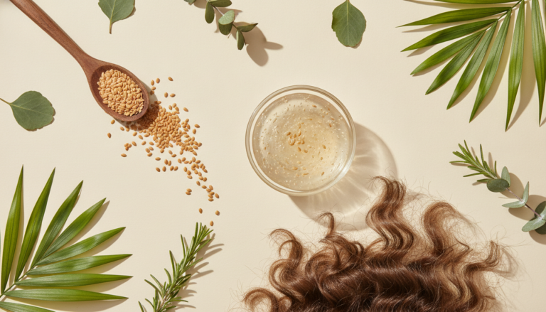 Flax Seeds for Hair Growth in a natural hair care setting