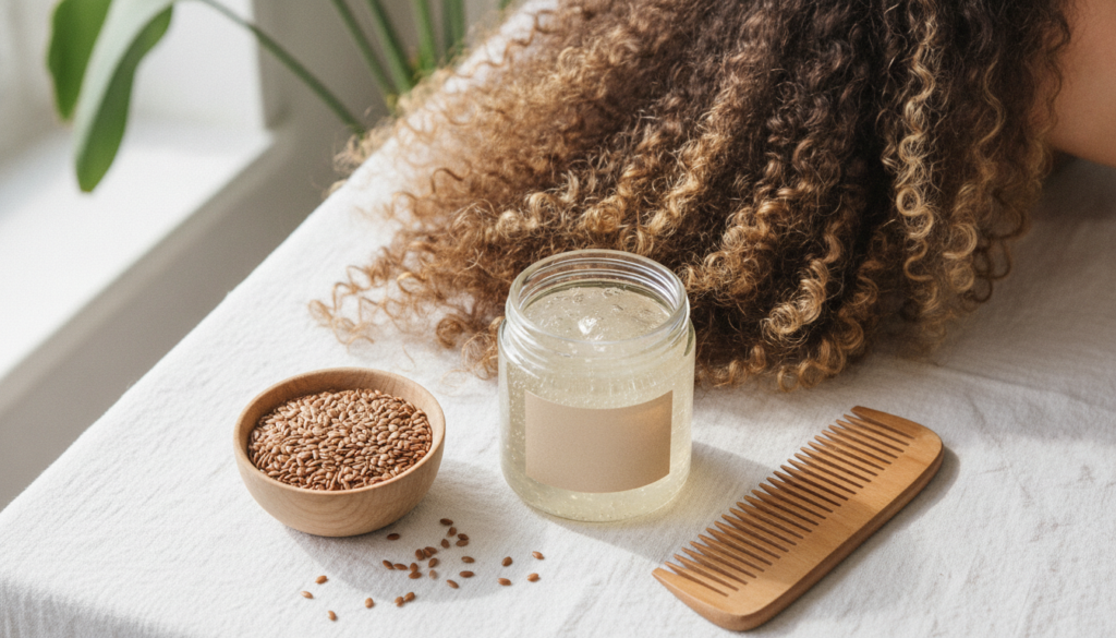 Flax Seeds for Hair Growth routine conclusion with healthy-looking hair Flax Seeds for Hair Growth routine conclusion with healthy-looking hair